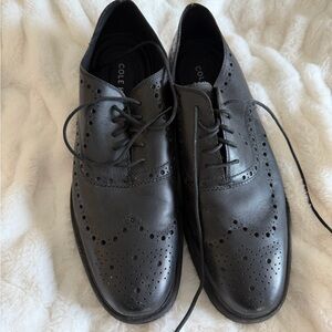 Cole Haan Men's Black Brogue Oxfords